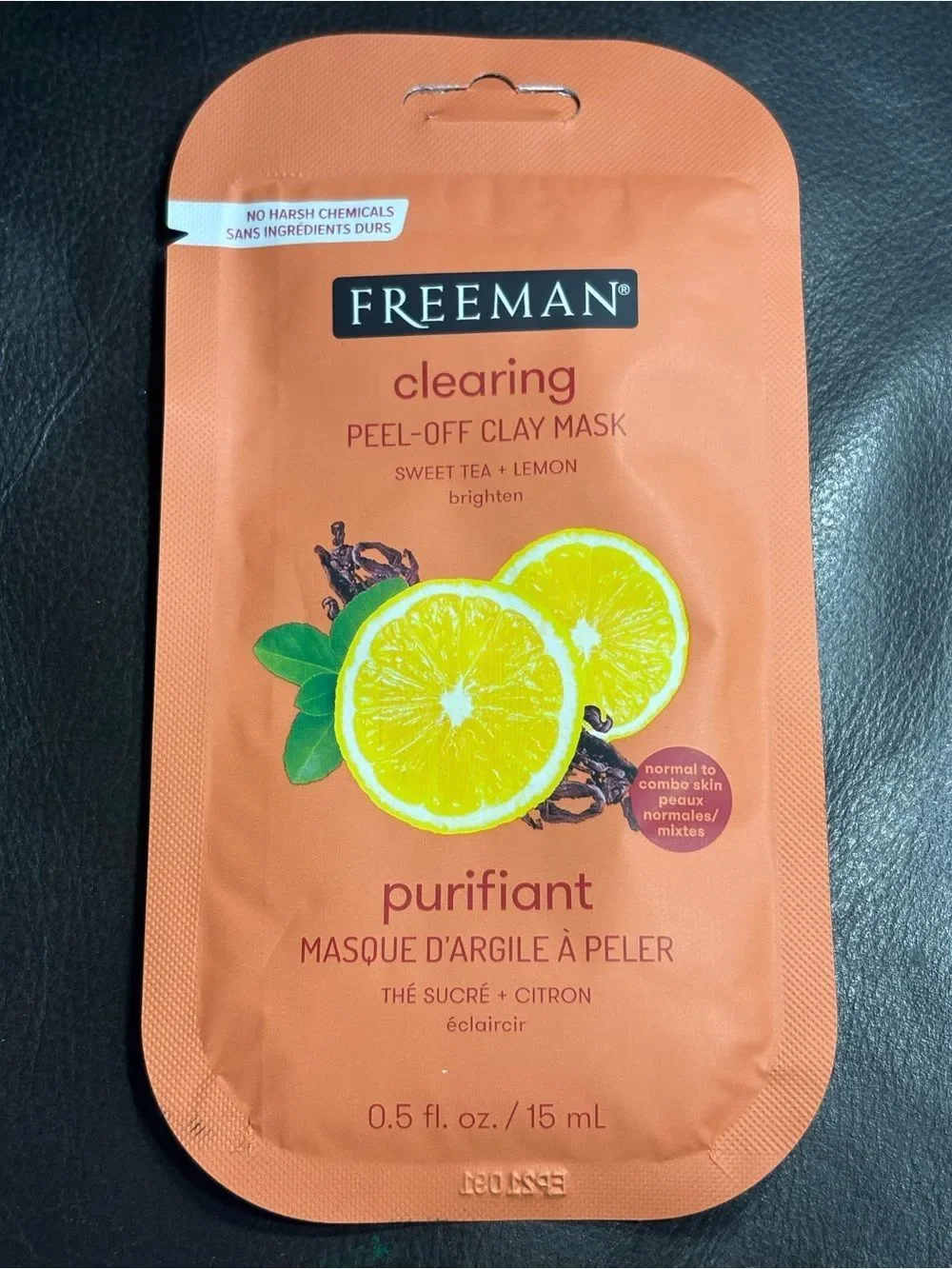 3 New Freeman Clay & Gel Face Mask Set - Blue, Orange, White
